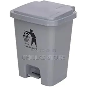 DEL UK 30L Step-on / Foot Pedal Waste Bin- Grey