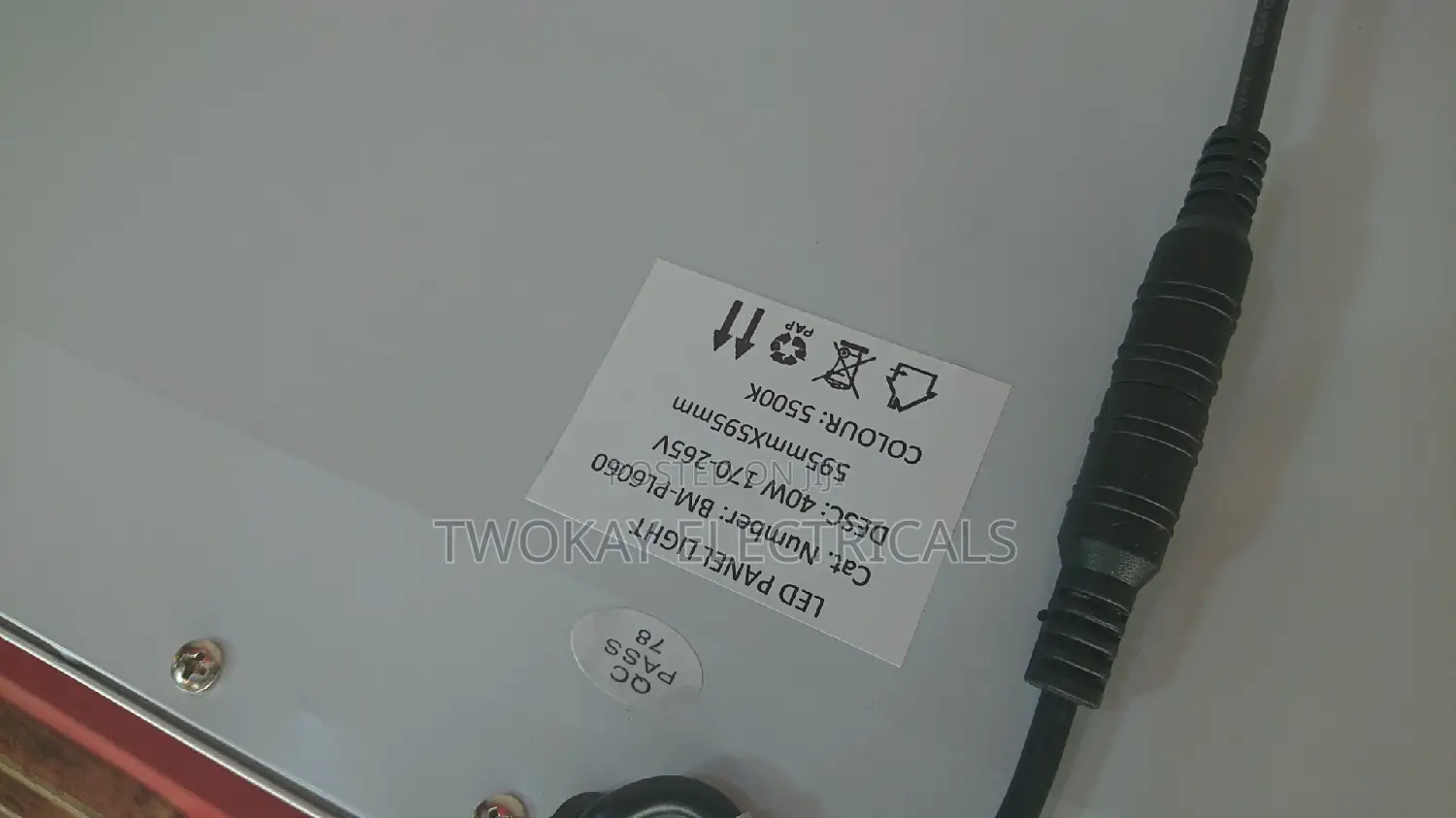 LED 600X600 40 Wats Panel Lights