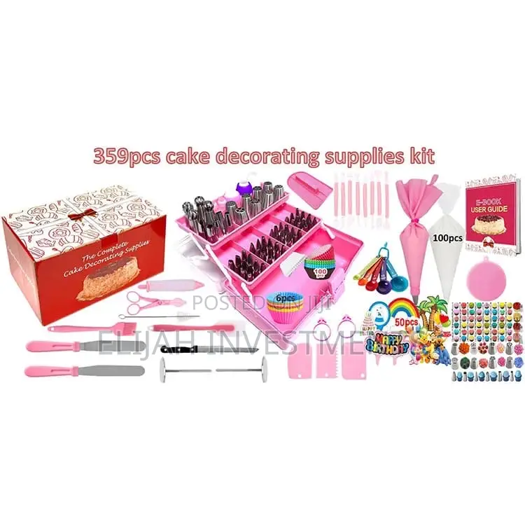 359pcs Cake Decorating and Baking Tools Kit