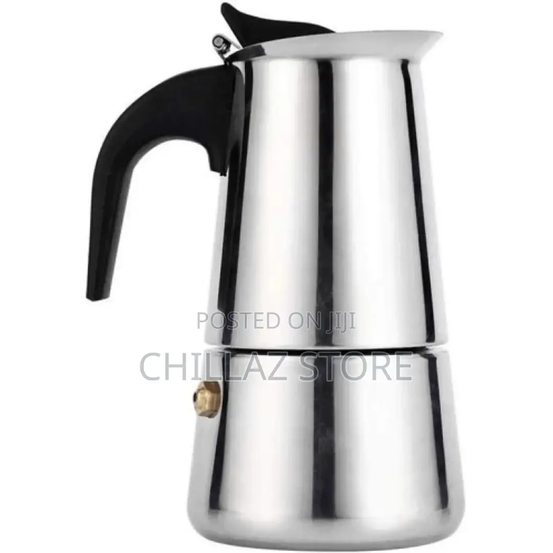 9 Cups Moka Pot Large Capacity Stainless Steel 304 Moka Pot