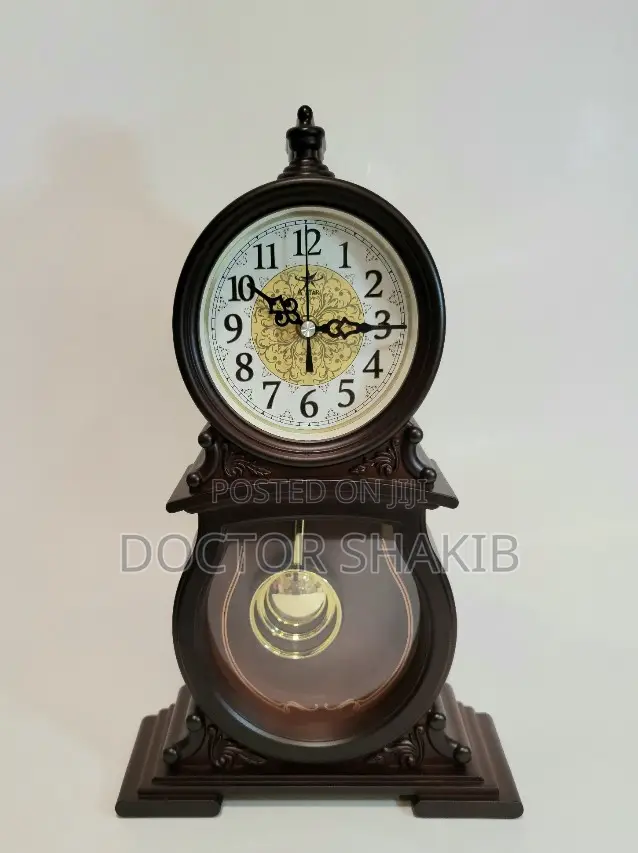 High Quality Wooden Analog Table Clock