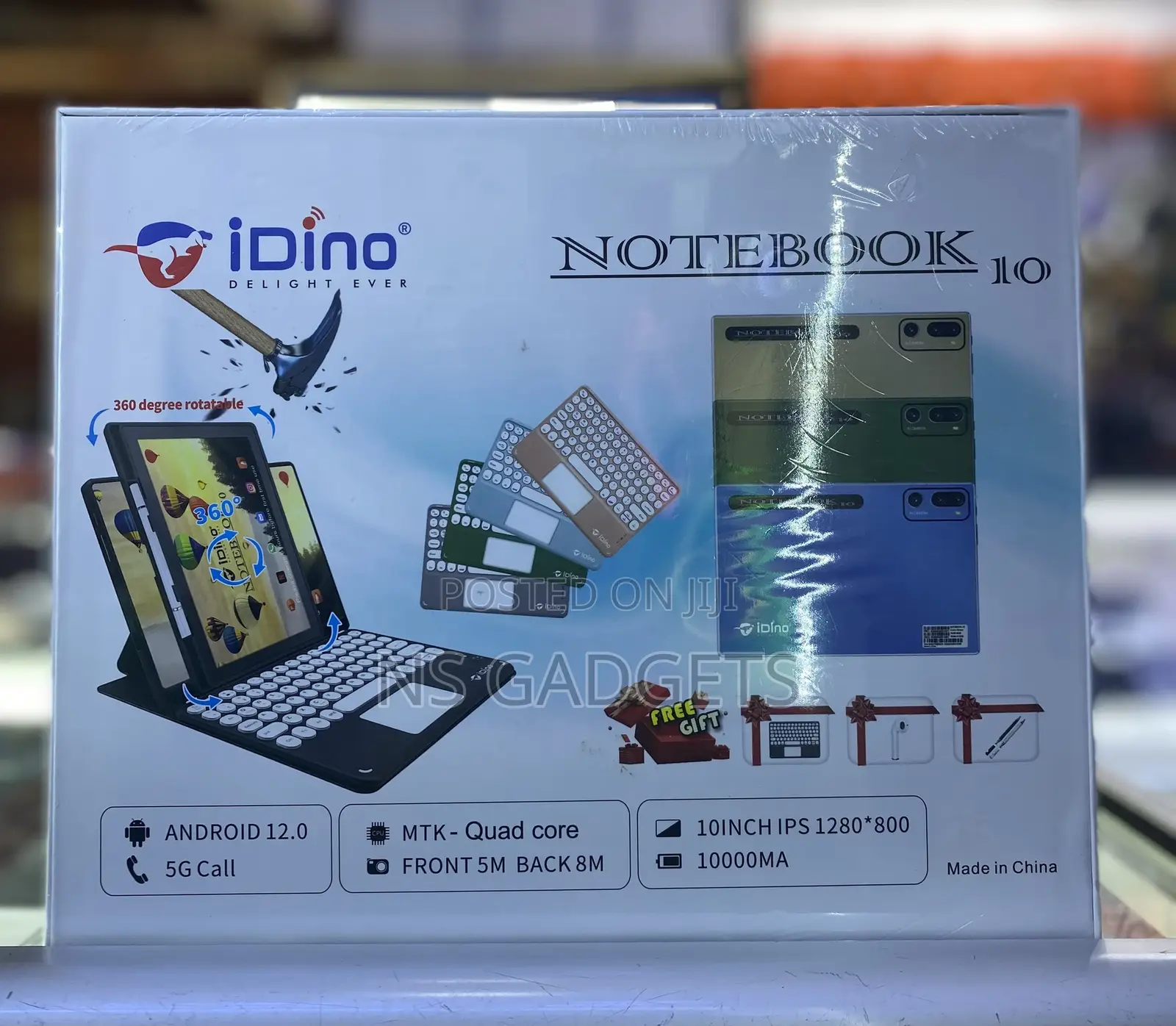New Idino Notebook 10 128 GB Black