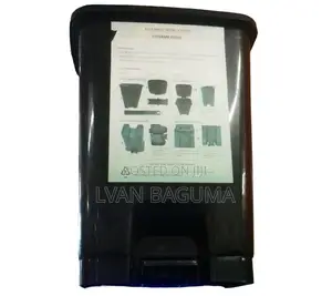 Foot Step on Waste / Dust Bin ( Black ) - 30 Litres
