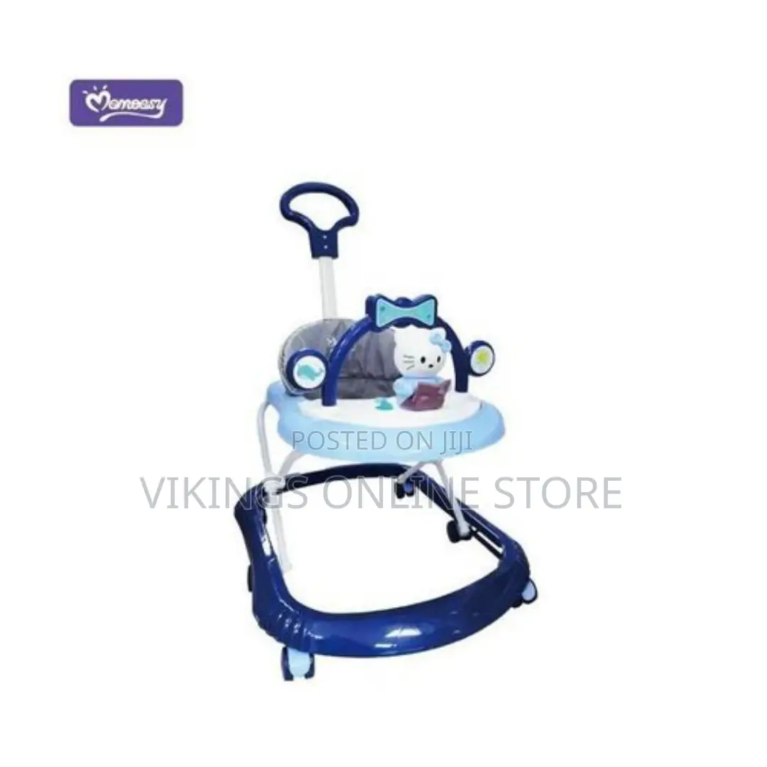 Momeasy Infant Baby Walker With Music Multi Function – Blue