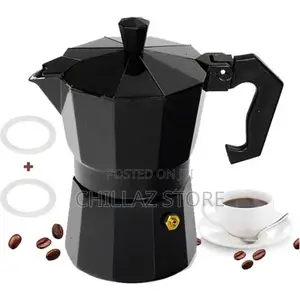 6 Cups Stovetop Espresso Maker, Aluminium Stove Coffee Maker