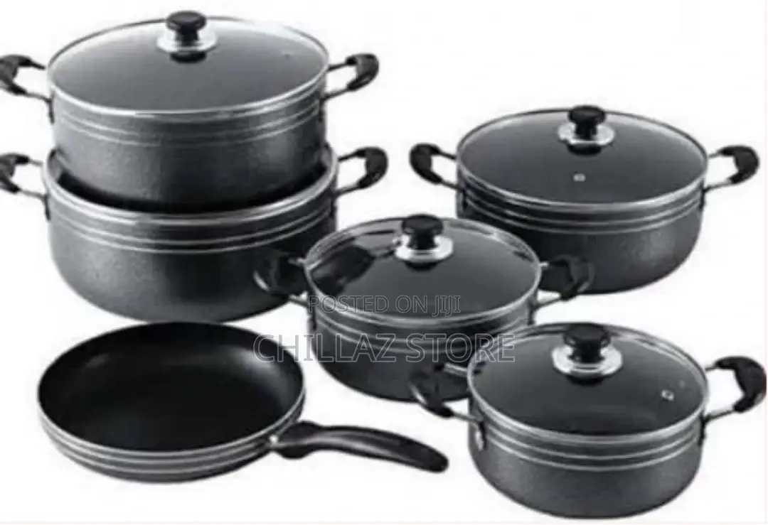 Tornado Aluminum Cookware Set of 5 Pots and 1 Frying Pan