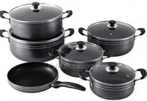 Tornado Aluminum Cookware Set of 5 Pots and 1 Frying Pan