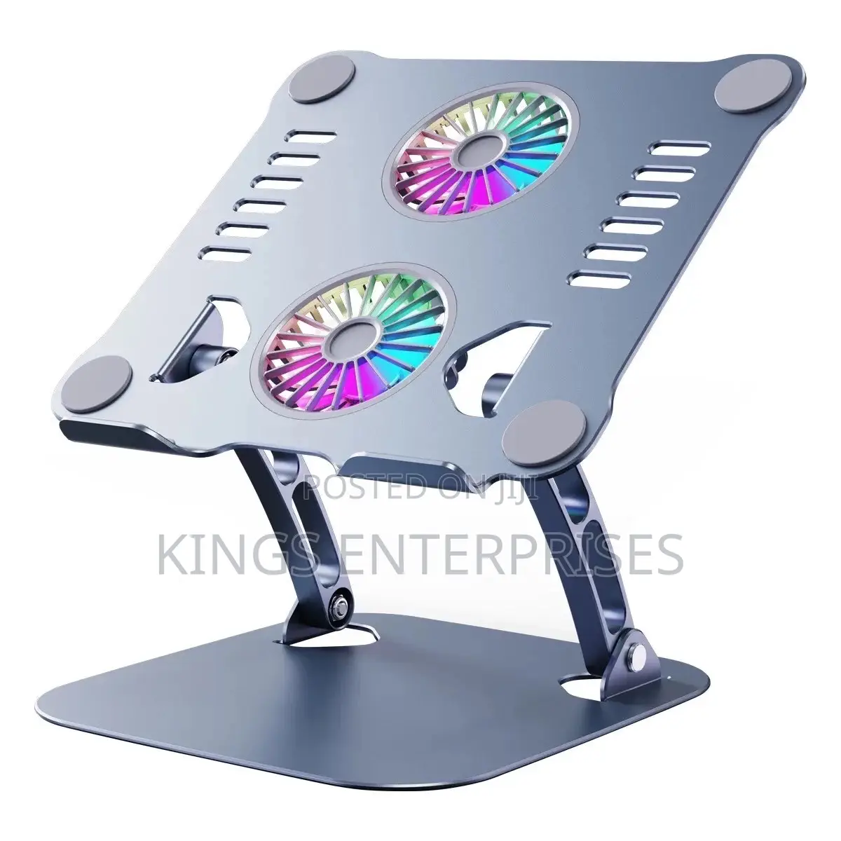 Tablet and Laptop Stand With Cooling Fan
