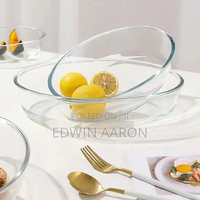 Oval Glass Baking Tray 3pcs