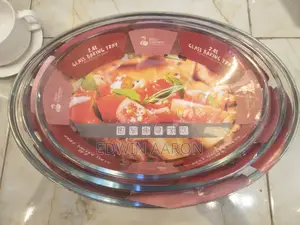 Oval Glass Baking Tray 3pcs