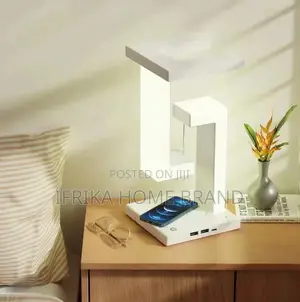 Floating Table Lamp Phone Wireless Charging LED Desk Lamp
