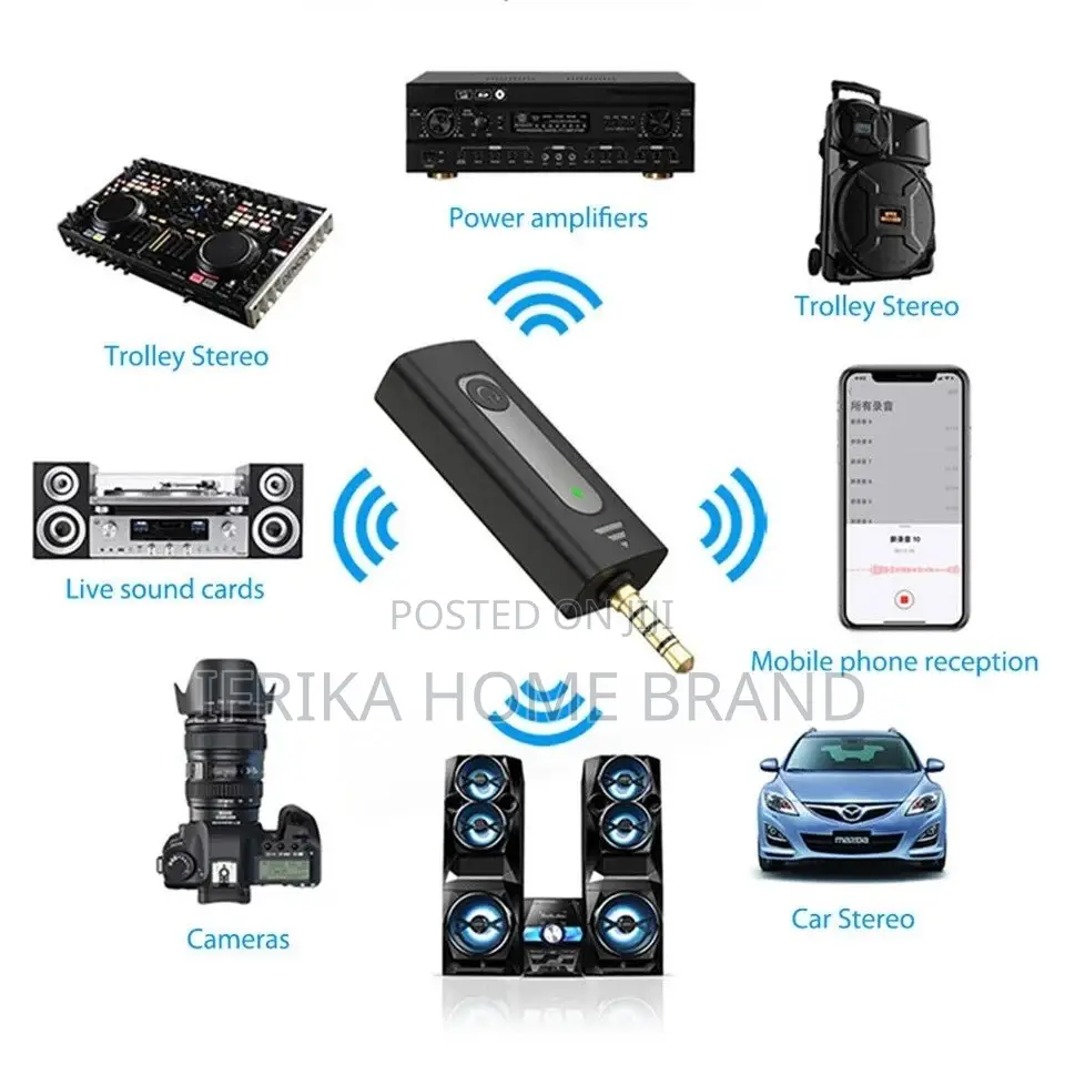 Wireless Microphone Bluetooth Small Microphone Black
