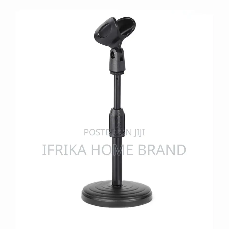 Microphone Desktop Stand Retractable Desktop Disc Microphone
