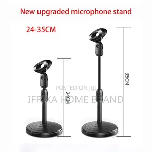 Microphone Desktop Stand Retractable Desktop Disc Microphone