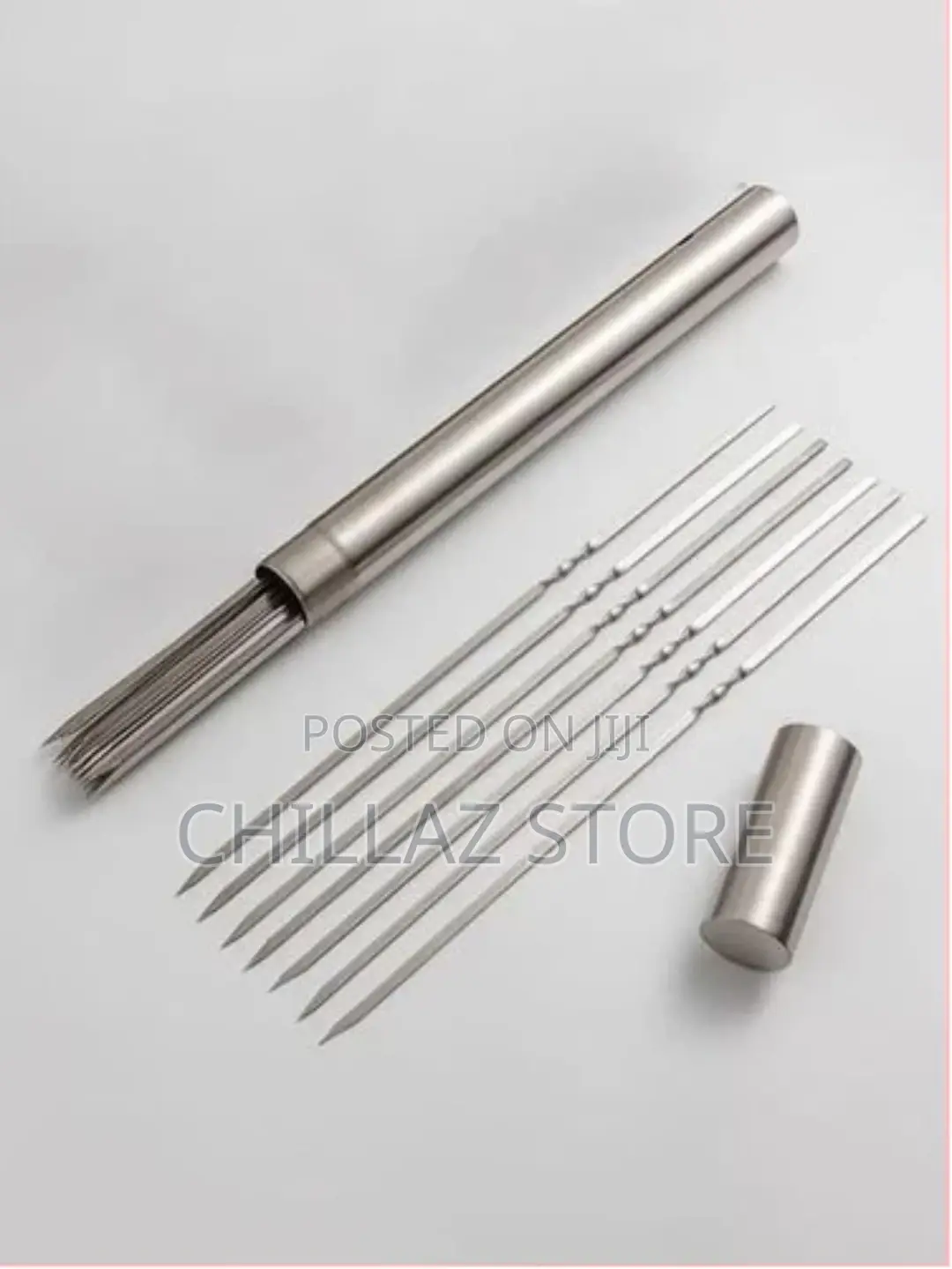 Kabob Skewers for Grilling, 6-Piece 16′′ Metal Skewers