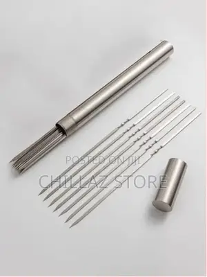 Kabob Skewers for Grilling, 6-Piece 16′′ Metal Skewers