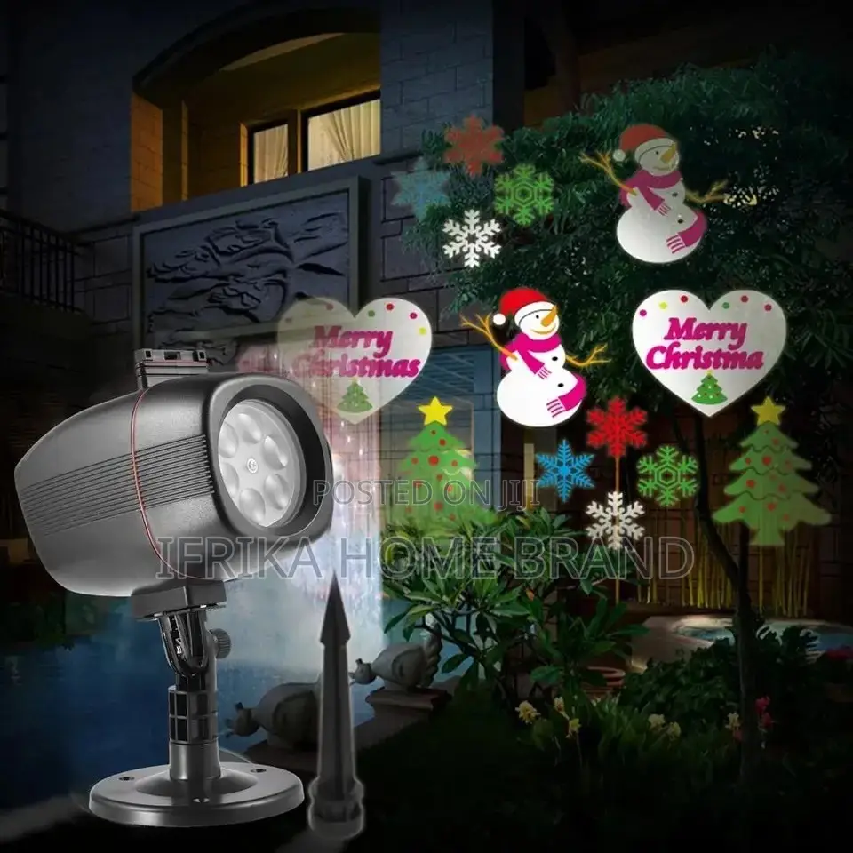 LED Halloween Projection Lamp Easter Holiday Outdoor