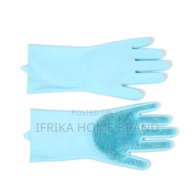 Silicone Household Gloves, Dishwashing Magic Gloves Cleaning