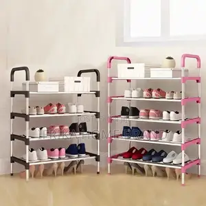 Simple Multi-Layer Shoe Rack Stainless Steel Shoe Organizer