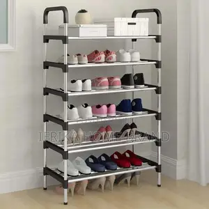Simple Multi-Layer Shoe Rack Stainless Steel Shoe Organizer