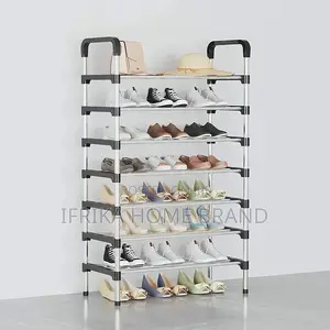 Simple Multi-Layer Shoe Rack Stainless Steel Shoe Organizer