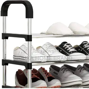 Simple Multi-Layer Shoe Rack Stainless Steel Shoe Organizer