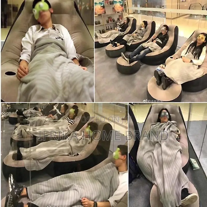 Original Single Inflatable Portable Air Sofa Beds Bean Bag