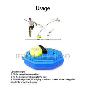 Tennis Practice Rebounder With String Ball Tennis Trainer