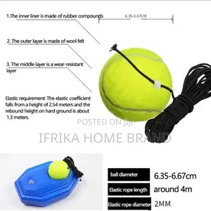 Tennis Practice Rebounder With String Ball Tennis Trainer