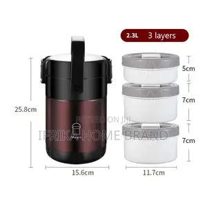 Portable Large Capacity Lunch Box Vacuum Insulated Container