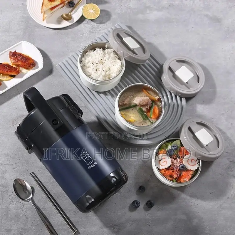Portable Large Capacity Lunch Box Vacuum Insulated Container
