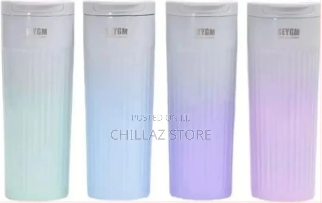Stainless Steel Thermos Mug Colorful Double Wall Portable