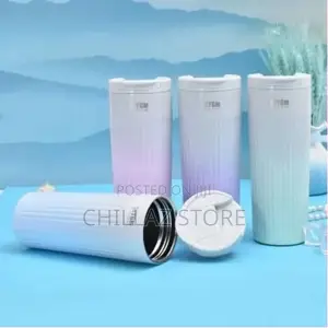 Stainless Steel Thermos Mug Colorful Double Wall Portable