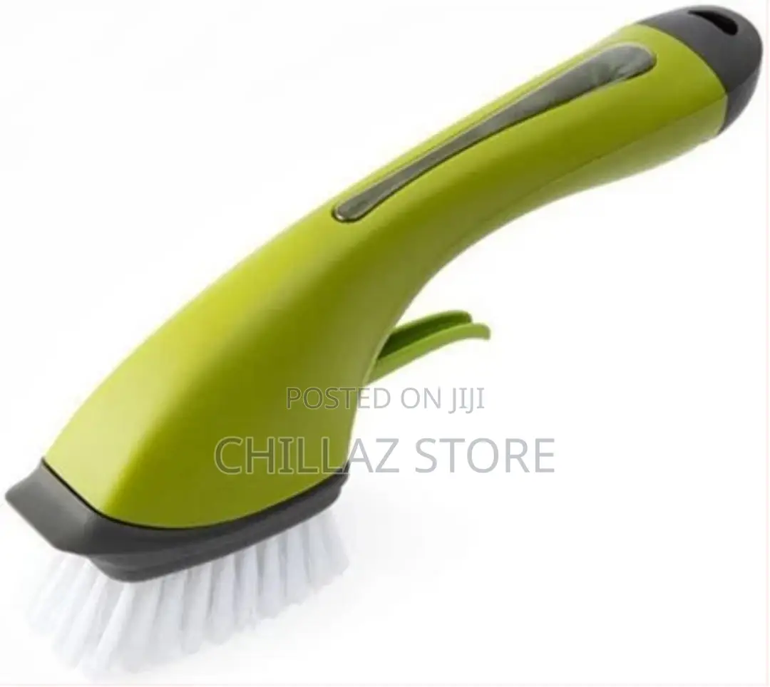 Kitchen Cleaning Brush Handheld Water Spray Scrub Brush