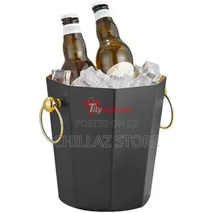 Metal Ice Bucket, Stainless Steel Drink Beer Chiller,