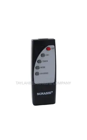 Sonashi 16 Wall Fan With Remote Control (Black) SF-8007WR
