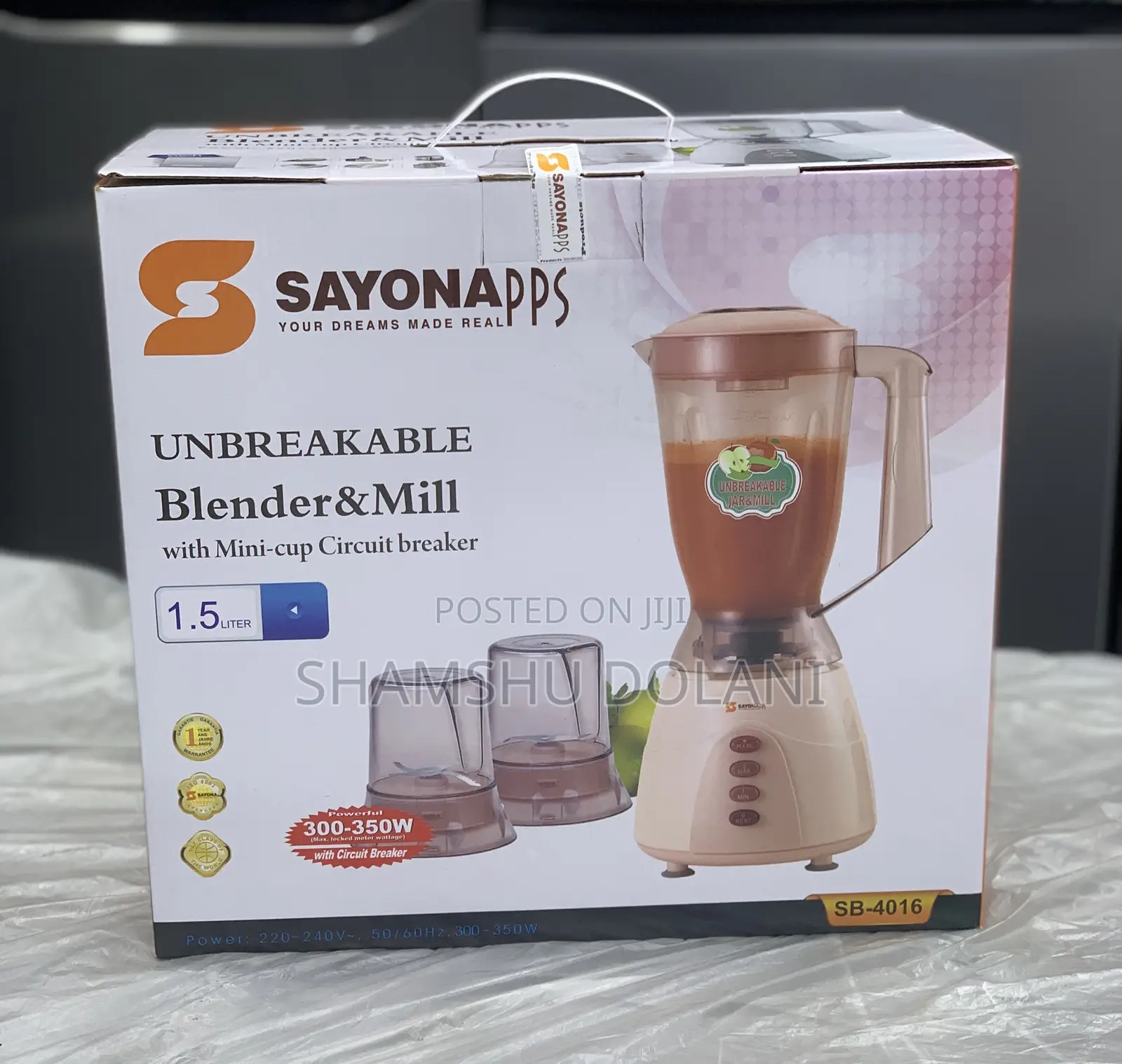 Unbreakable Blender Mill