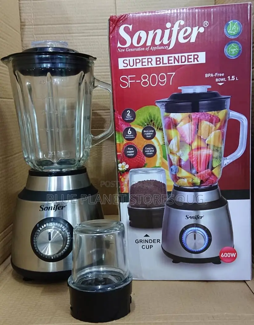 SONIFER 2_in_1 Glass Blenders + Grinder \\ 600w \\ SF-8097 