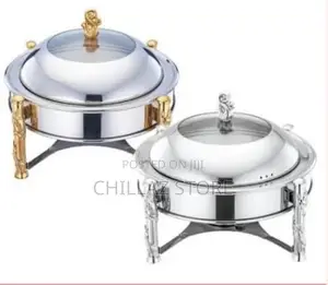 28CM Stainless Steel Small Round Chafing Dish Food Warmer