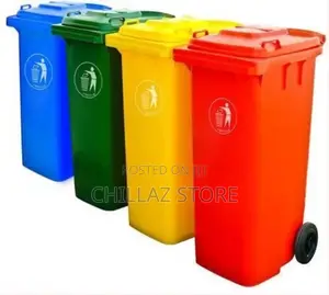 120 Litres Commercial Outdoor Large Plastic Trash Dust Bin
