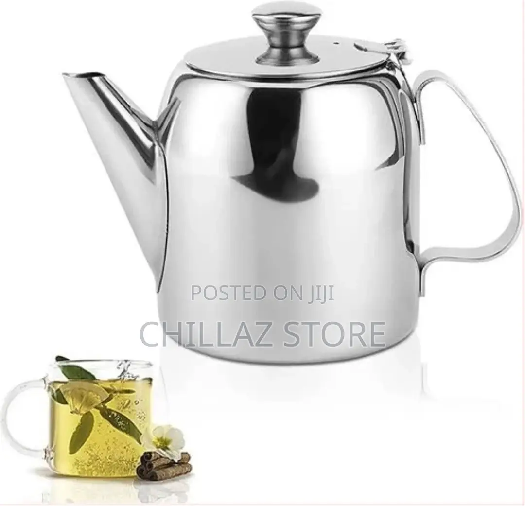 Teapot Kettle With Flip Lid Water Jug Perfect Pour Spout,