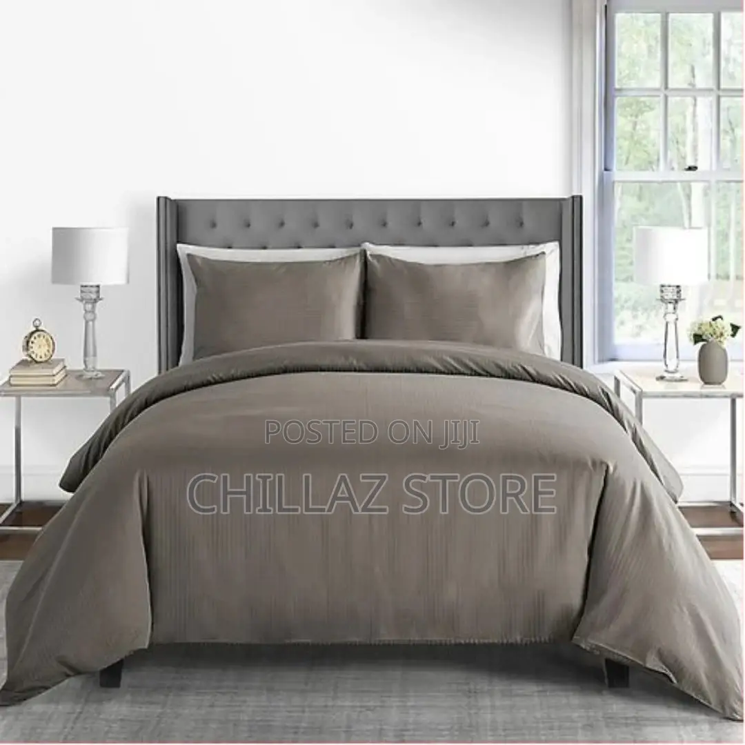 Paisley Dark Grey Duvet Cover Set – Grey