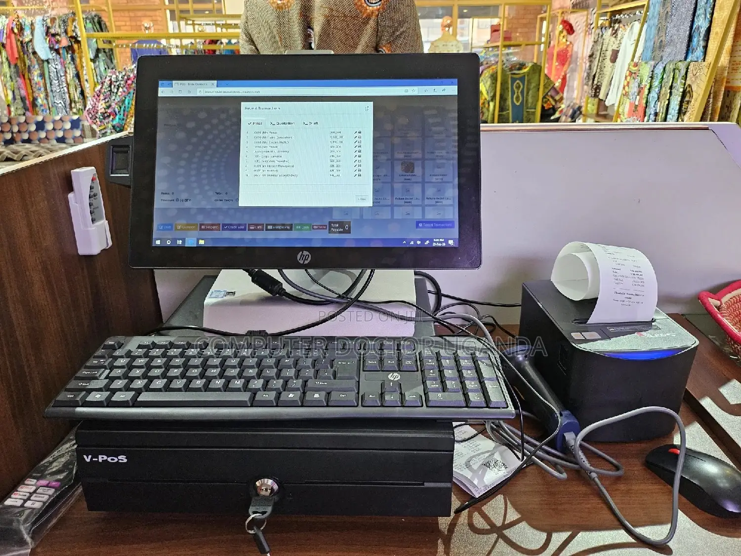 Fullset, Pos,Printer,Cash Drawer
