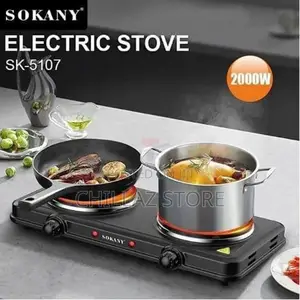 Sokany Eye Flat Dual Electric Stove High Fire Power 5 Gear
