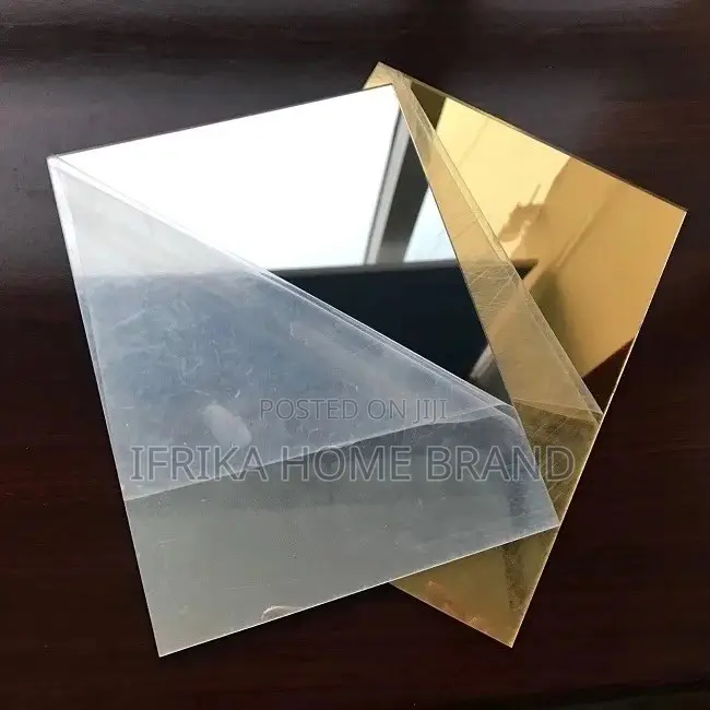 Square Self Adhesive Silver Acrylic Mirror,Non Glass
