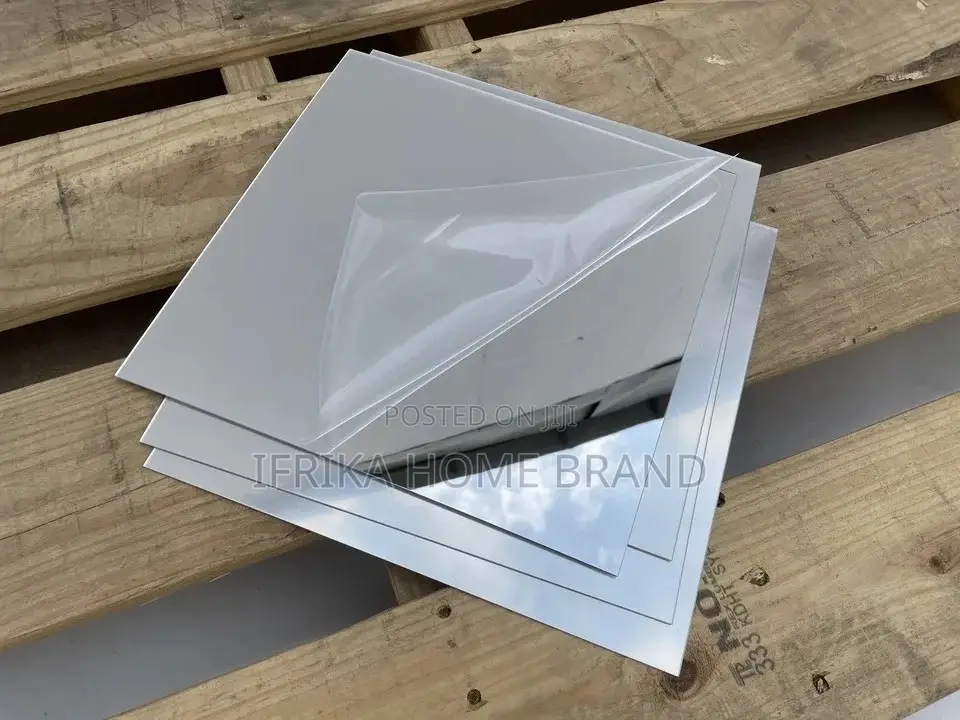 Square Self Adhesive Silver Acrylic Mirror,Non Glass