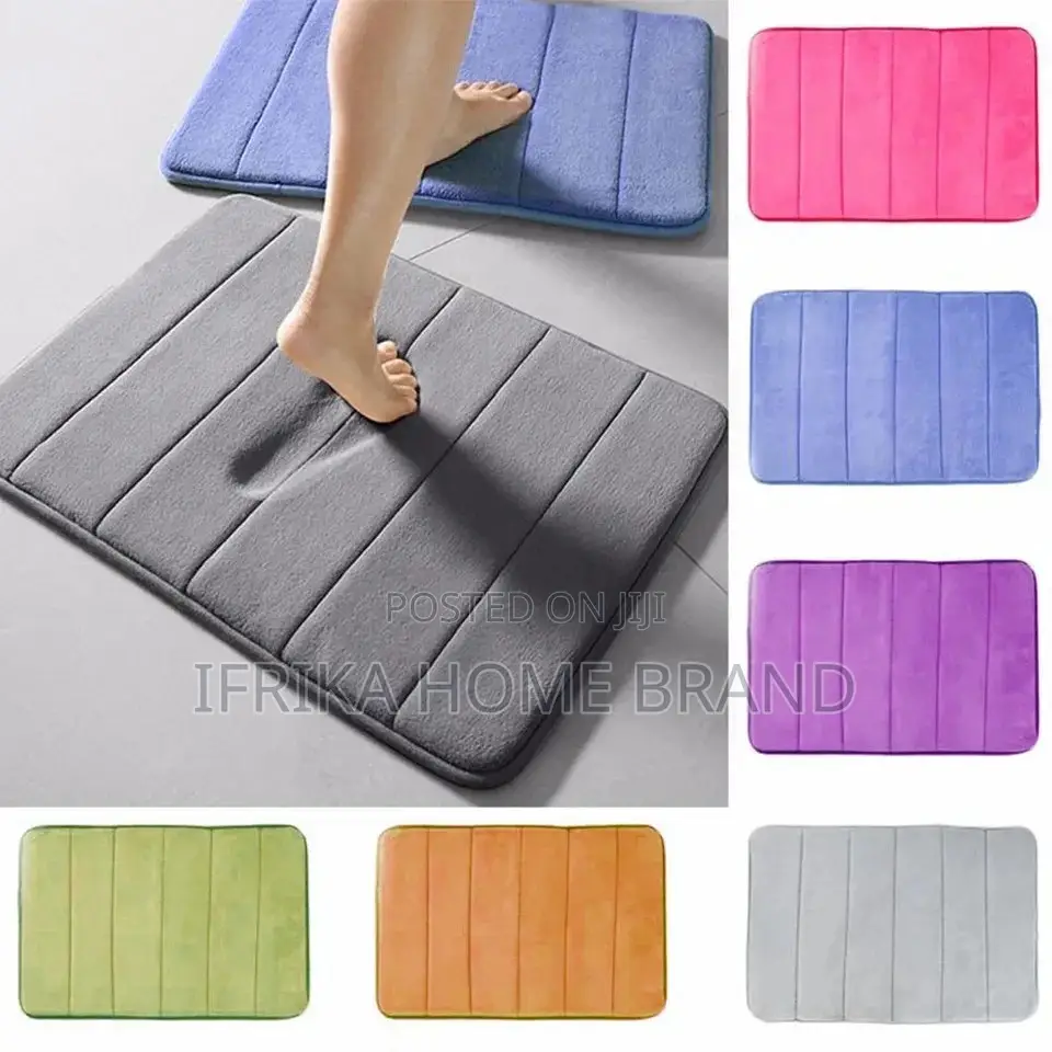 1pc Non-Slip Absorbent Bathroom Rug 40*60cm Home Bath Mat