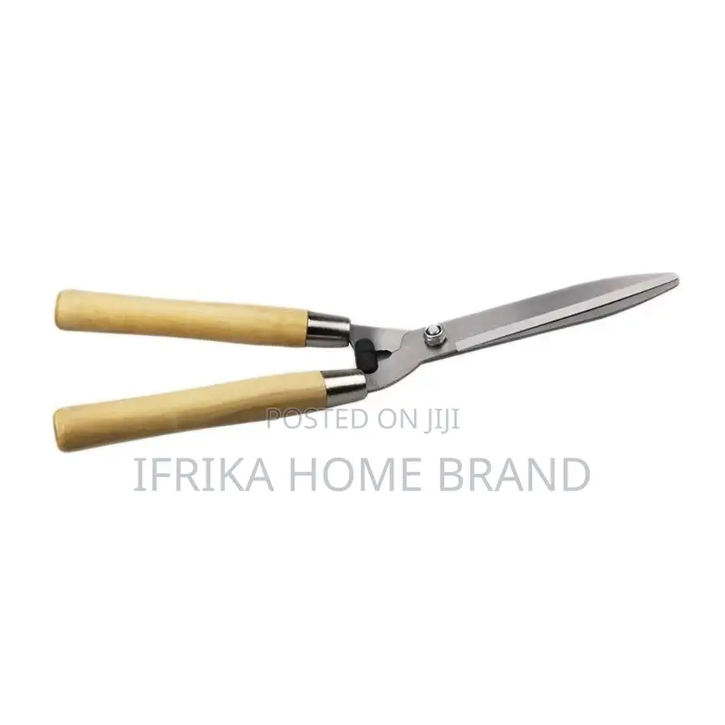 Wooden Handle Garden Shear Hedges Grass Shrubs Branch Cutter