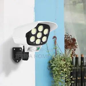 77 LED Solar Light Motion Sensor Security Dummy Camera