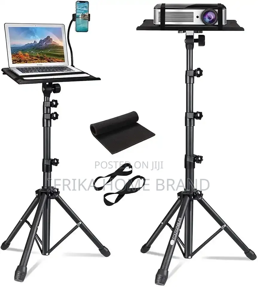 Projector Tripod Stand - Laptop Tripod Adjustable Height